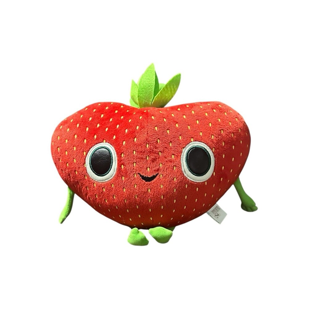 Cloudy with a Chance of Meatballs 2 Barry the Strawberry 10" Plush Toy RARE EUC